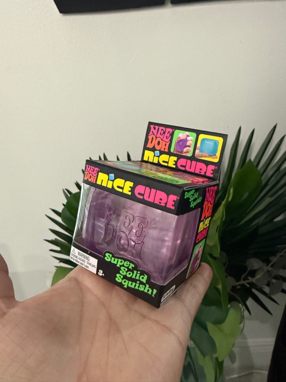 VIRAL NeeDoh Nice Cube Super Solid Squish - PURPLE